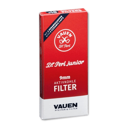 Pfeifenfilter VAUEN Dr Perl Aktivkohle Junior 10 Stück